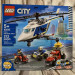 Конструктор LEGO City 60243 Погоня на полицейском вертолёте 